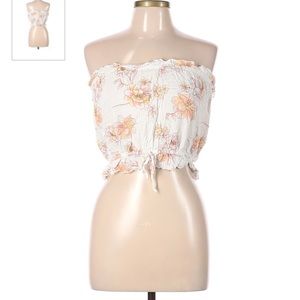LA hearts flower tube top